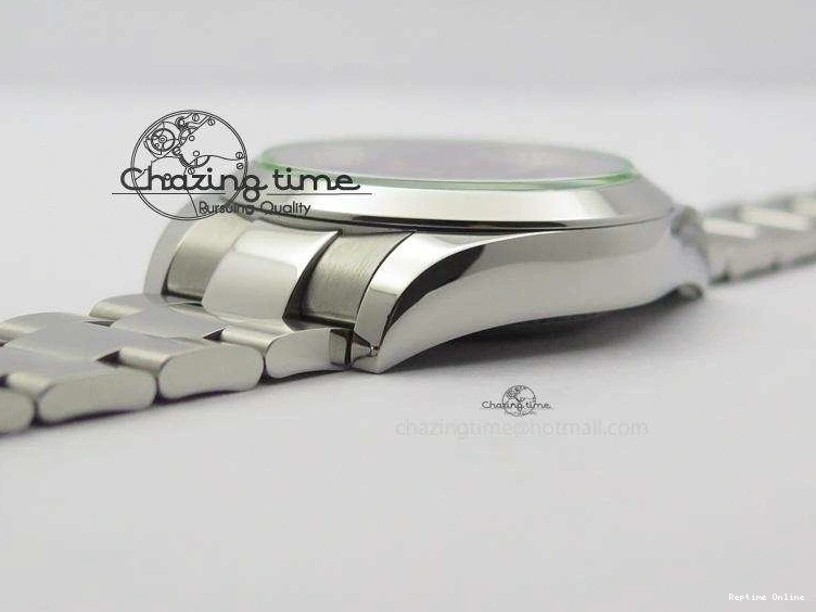 0414 Fashionable Milgauss 116400 GV JF 1:1 Green Sapphire Blue Dial On SS Bracelet A2824 V 3950